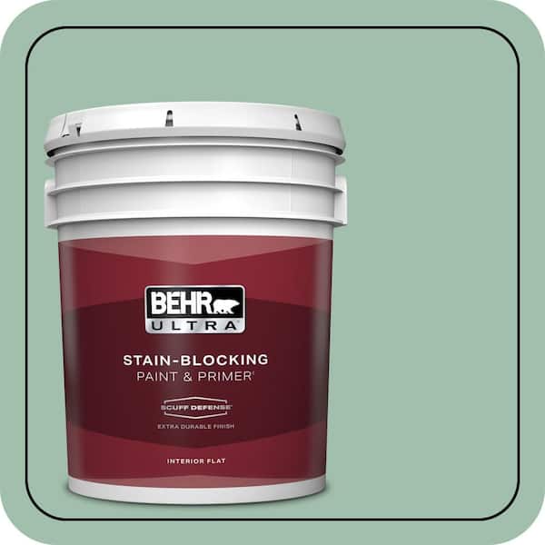 BEHR ULTRA 5 gal. #MQ6-13 Spring Reflection Extra Durable Flat Interior Paint & Primer
