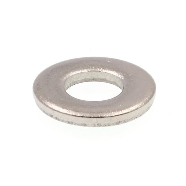 Prime-Line #10 x 27/64 in. O.D. SAE Grade 18-8 Stainless Steel Flat Washers (50-Pack)