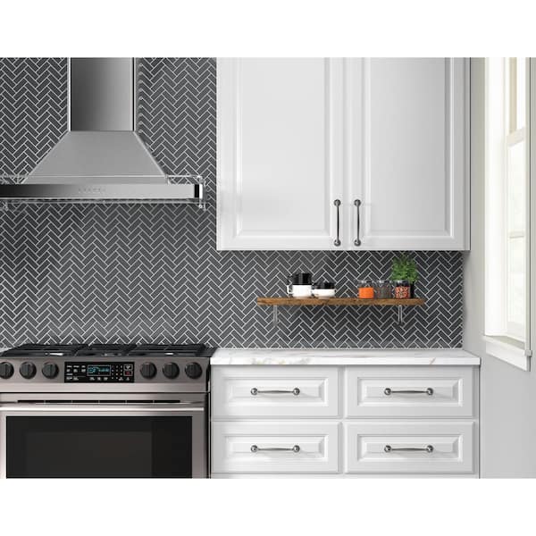 Daltile Restore Dove Gray Glossy 6 in. x 6 in. Glazed Ceramic Wall