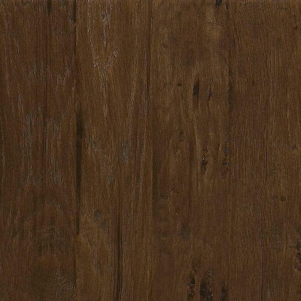 Western Saddle Hickory 3/8 In. T X 5 in. W Tongue and Groove Scraped Engineered Hardwood Flooring (23.66 sq.ft./case)