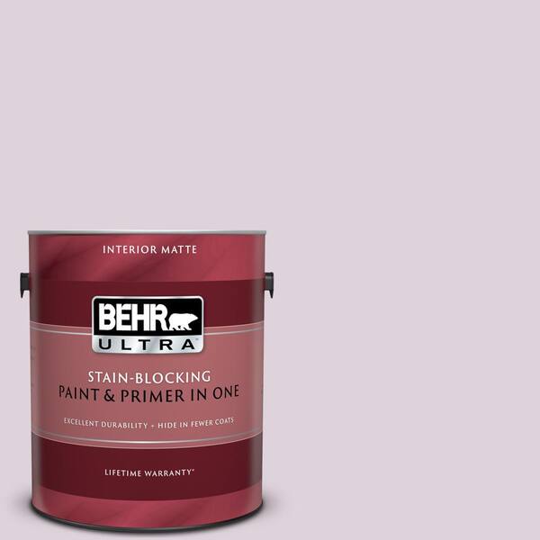 BEHR ULTRA 1 gal. #UL250-14 Mystic Fairy Matte Interior Paint and Primer in One