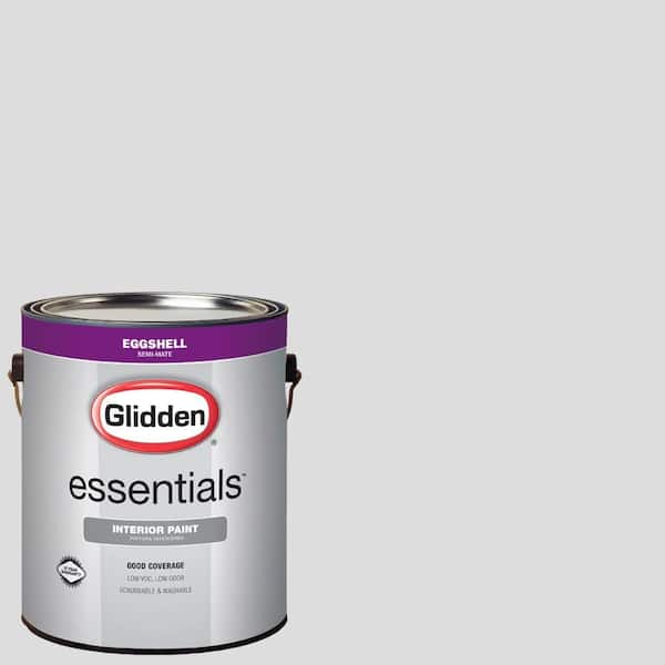 Glidden Essentials 1 gal. #HDGCN56U Touch Of Grey Eggshell Interior Paint