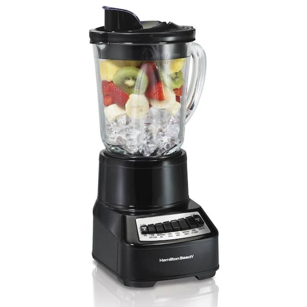 Wave Crusher 40 oz. 14-Speed Black Countertop Blender