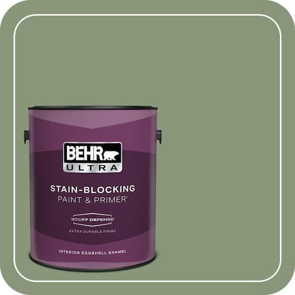 BEHR ULTRA 1 gal. #S390-5 Laurel Tree Extra Durable Eggshell Enamel Interior Paint & Primer
