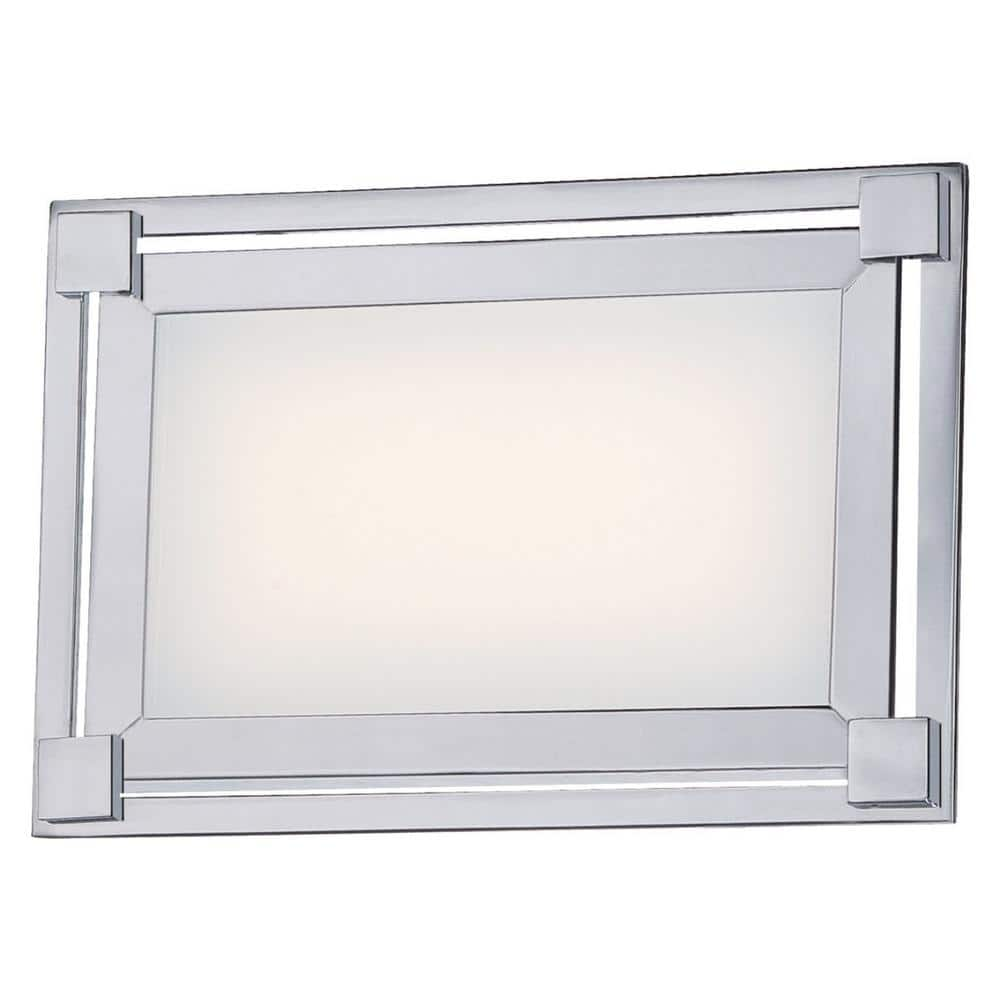 George Kovacs Framed 18-Watt Chrome Integrated LED Bath Light