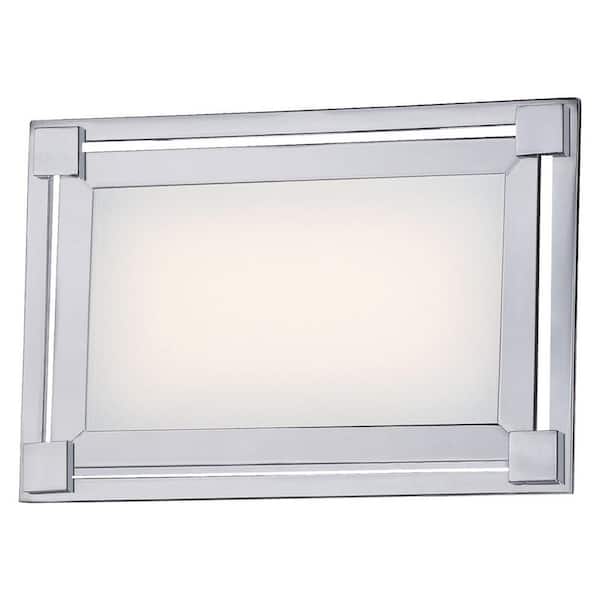 George Kovacs Framed 18-Watt Chrome Integrated LED Bath Light