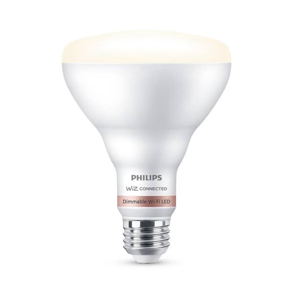 Philips Daylight BR30 LED 65-Watt Equivalent Dimmable Smart Wi-Fi Wiz Connected Wireless Light Bulb Philips Daylight BR30 LED 65-Watt Equivalent Dimmable Smart Wi-Fi Wiz Connected Wireless Light Bulb