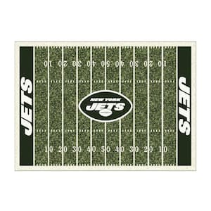 FANMATS New York Jets Green 3 ft. x 2 ft. Mascot Helmet Area Rug 31750 -  The Home Depot