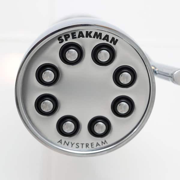 Speakman, Brushed Nickel S-2251-BN-E175 Signature Icon Anystream Adjustable  Solid Brass Shower Head, 1.75 GPM