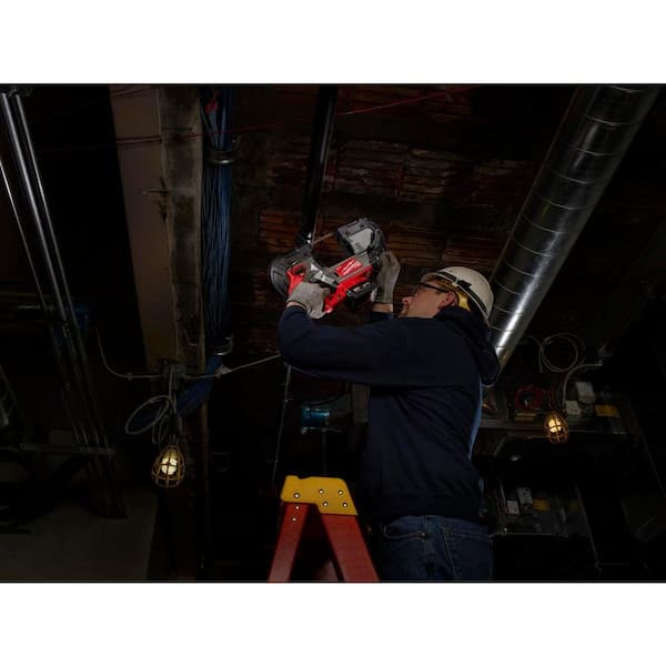 Milwaukee - M18 FUEL 18V Lithium-Ion Brushless Cordless Deep Cut Band Saw with Two 5.0Ah Batteries, Charger, Hard Case