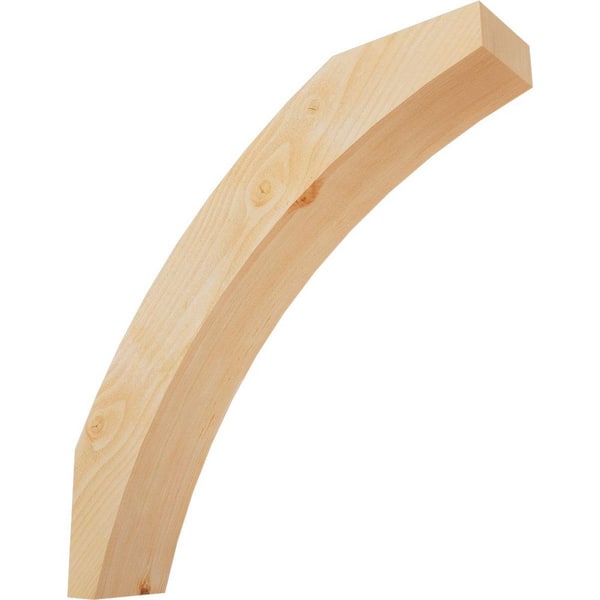 6"W x 30"D x 30"H Thorton Rough Sawn Knee Brace, Douglas Fir