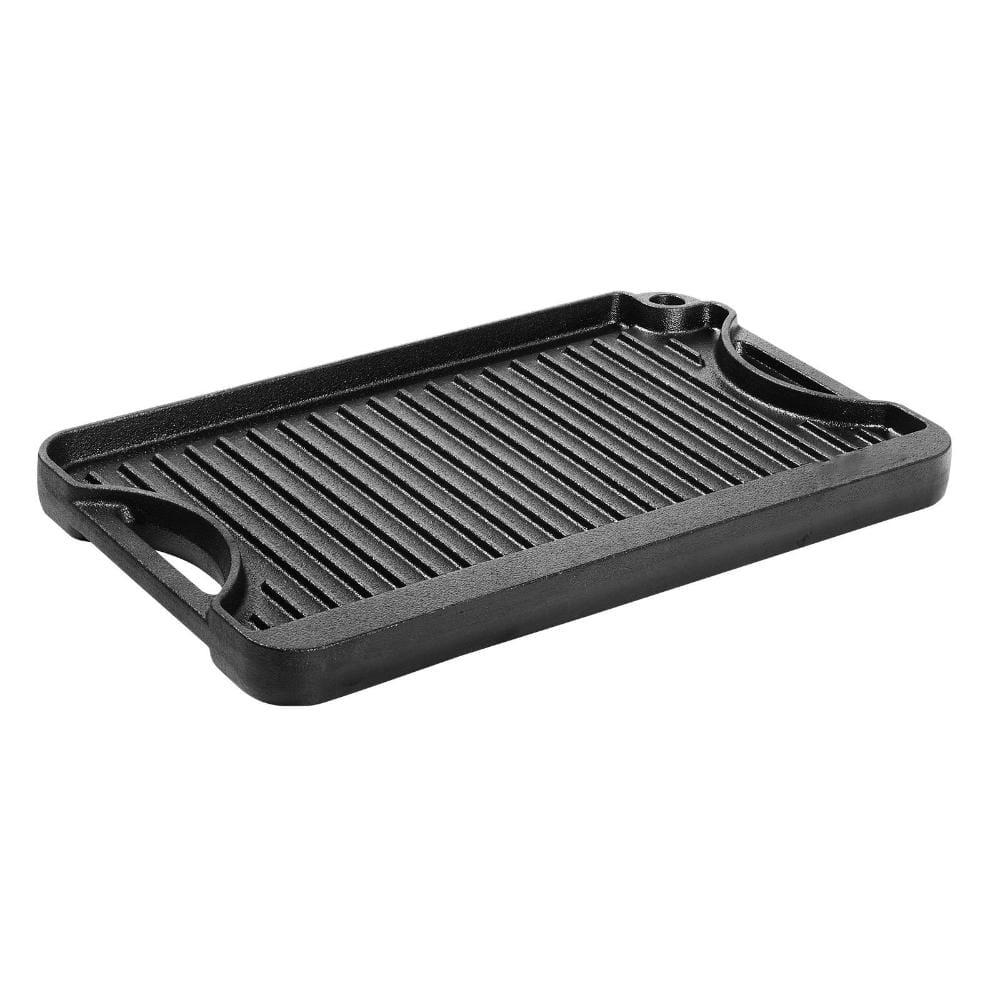 14 x 8.5 in. Reversible Cast Iron Grill/Griddle, Pre-Seasoned, Handles, For Stove, Grill, Camping price history on PriceWatchPro