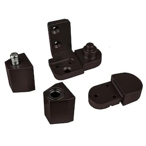 YKK Style Left Hand Offset Door Pivot Hinge Set for Adams Rite Type Storefront Door in Duronodic