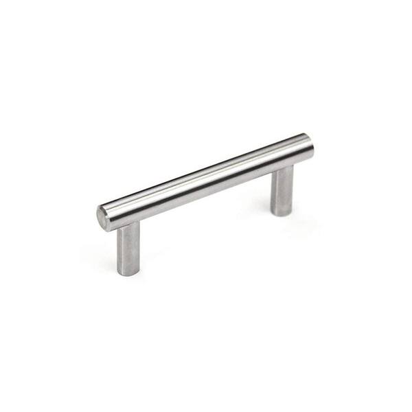 Solid Stainless Steel Brushed Nickel, Stainless Steel Cabinet Pulls Home Depot