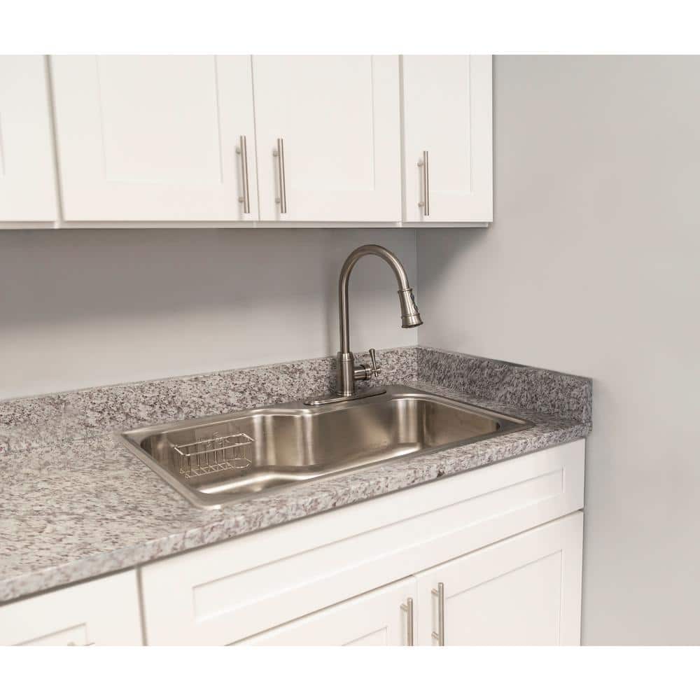 Sleek 33" Stainless Steel Single Bowl Kitchen Sink
