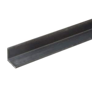 72 in. x 2 in. x 1/8 in. Thick Plain Steel Angle