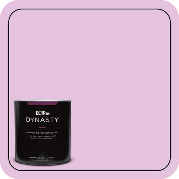 BEHR DYNASTY 1 qt. #P110-2 Girl Talk Eggshell Enamel Interior Stain-Blocking Paint & Primer