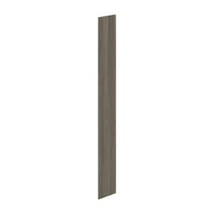 14 in. W x 0.63 in. D x 96 in. H Medora Walnut Brown Pantry End Panel