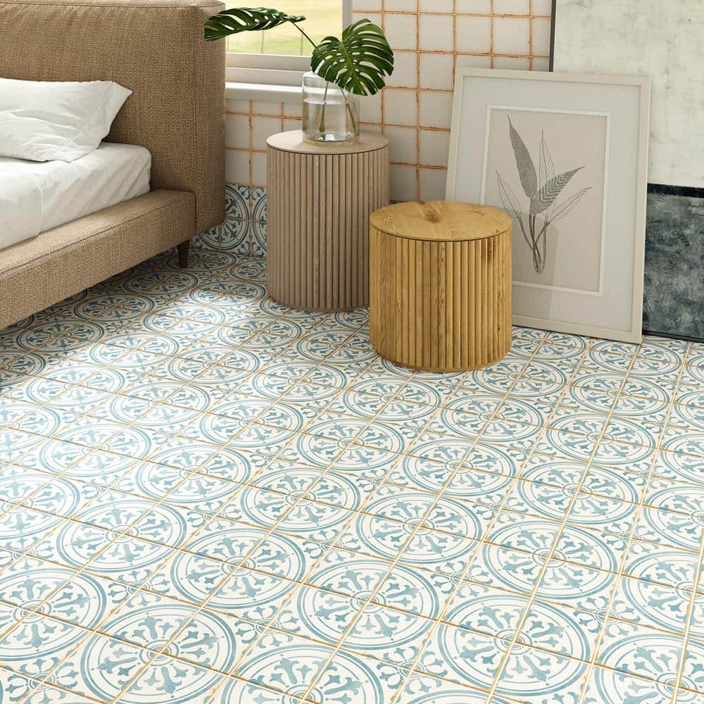 Casablanca 5" x 5" White Matte Ceramic Tile