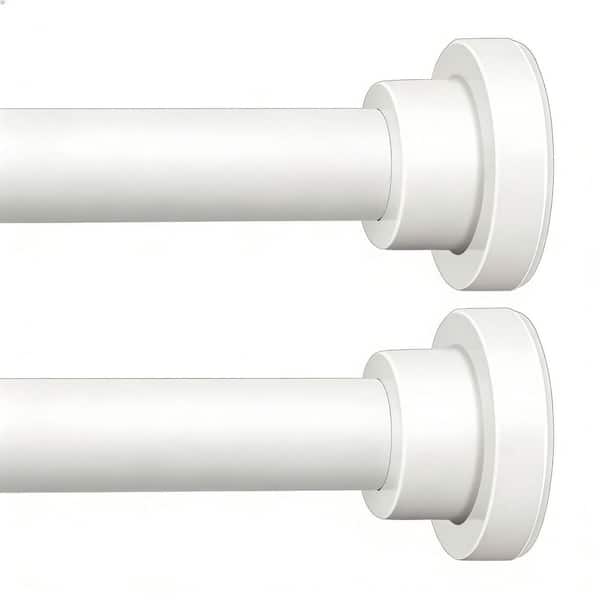 Wudkey 2-Pack Adjustable Spring Tension Curtain Rods 32 to 78 in ...