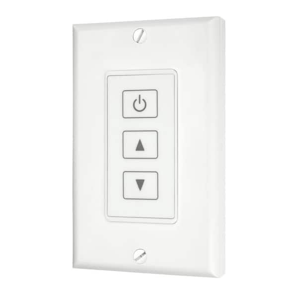 Wall-Mount Wireless Touchpad Remote Control for White LED Dimmers