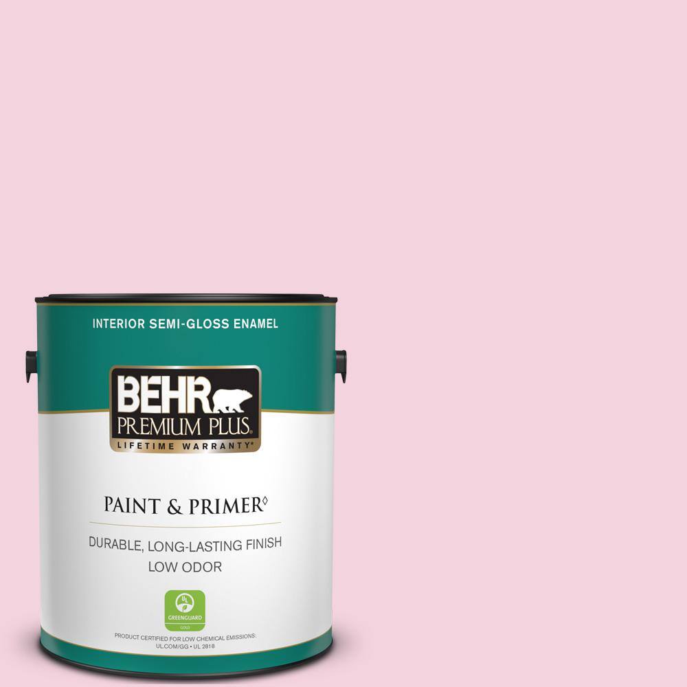 BEHR PREMIUM PLUS 1 gal. 100A3 Scented Valentine SemiGloss Enamel