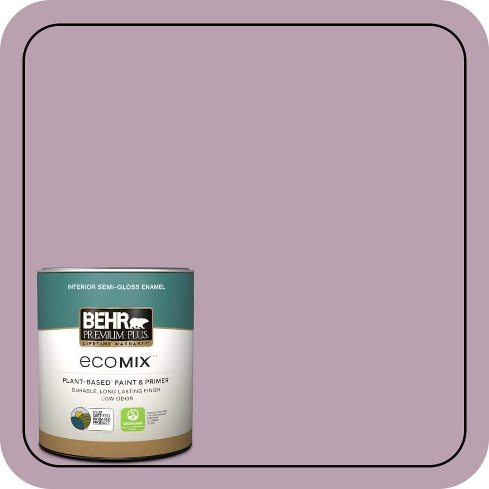 1 qt. #S110-4 Highland Thistle Semi-Gloss Enamel EcoMix Plant-Based Interior Paint & Primer price history on PriceWatchPro