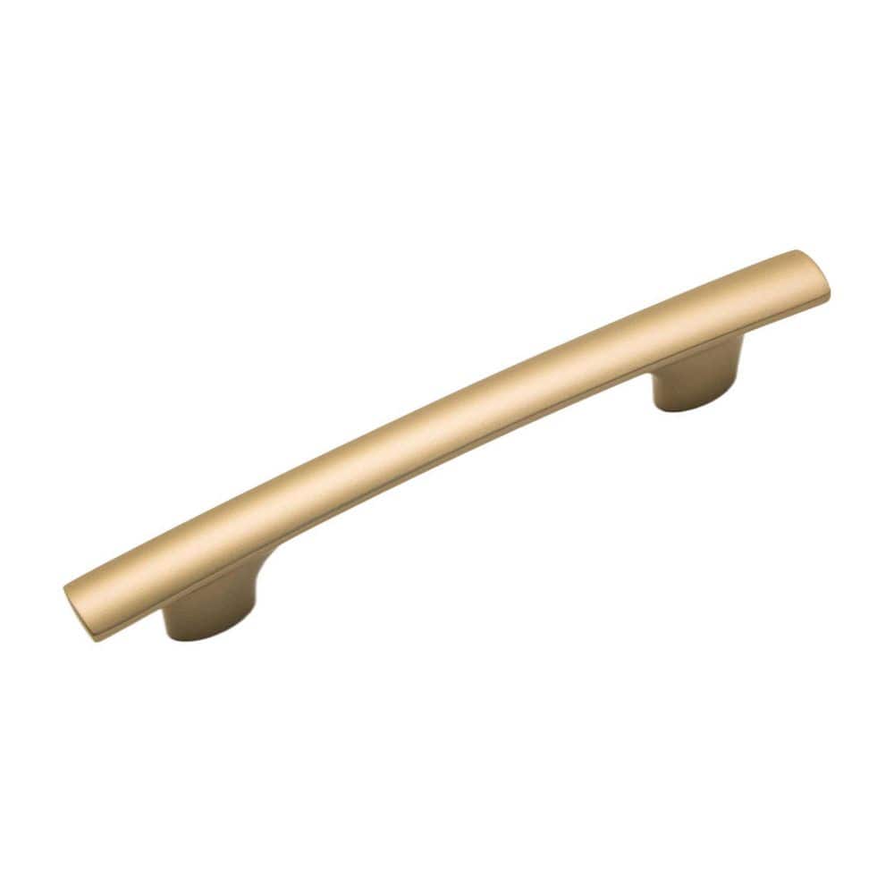 Swell Collection Pull - 3-3/4 in. Center to Center Brushed Golden Brass Bar Cabinet Pull (10-Pack) price history on PriceWatchPro