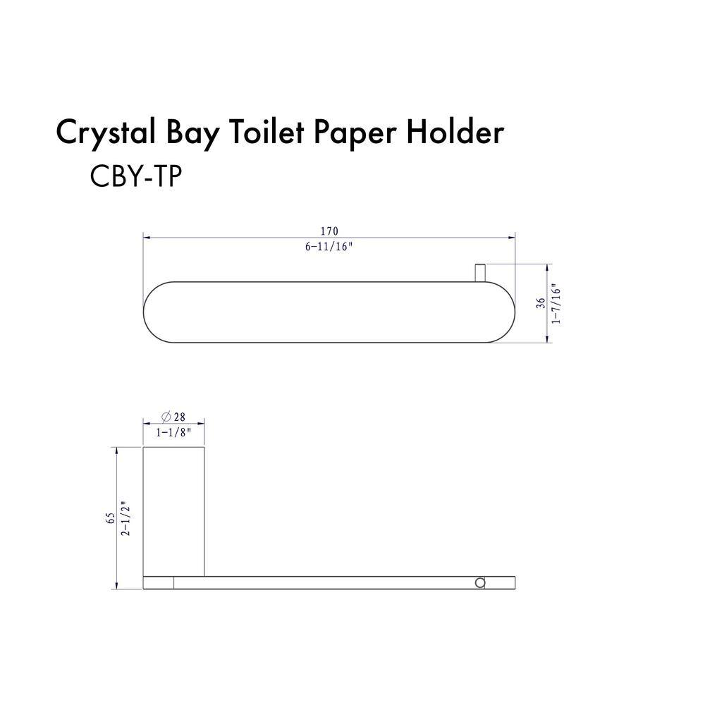 Polished Gold Modern Wall Mount Toilet Paper Holder