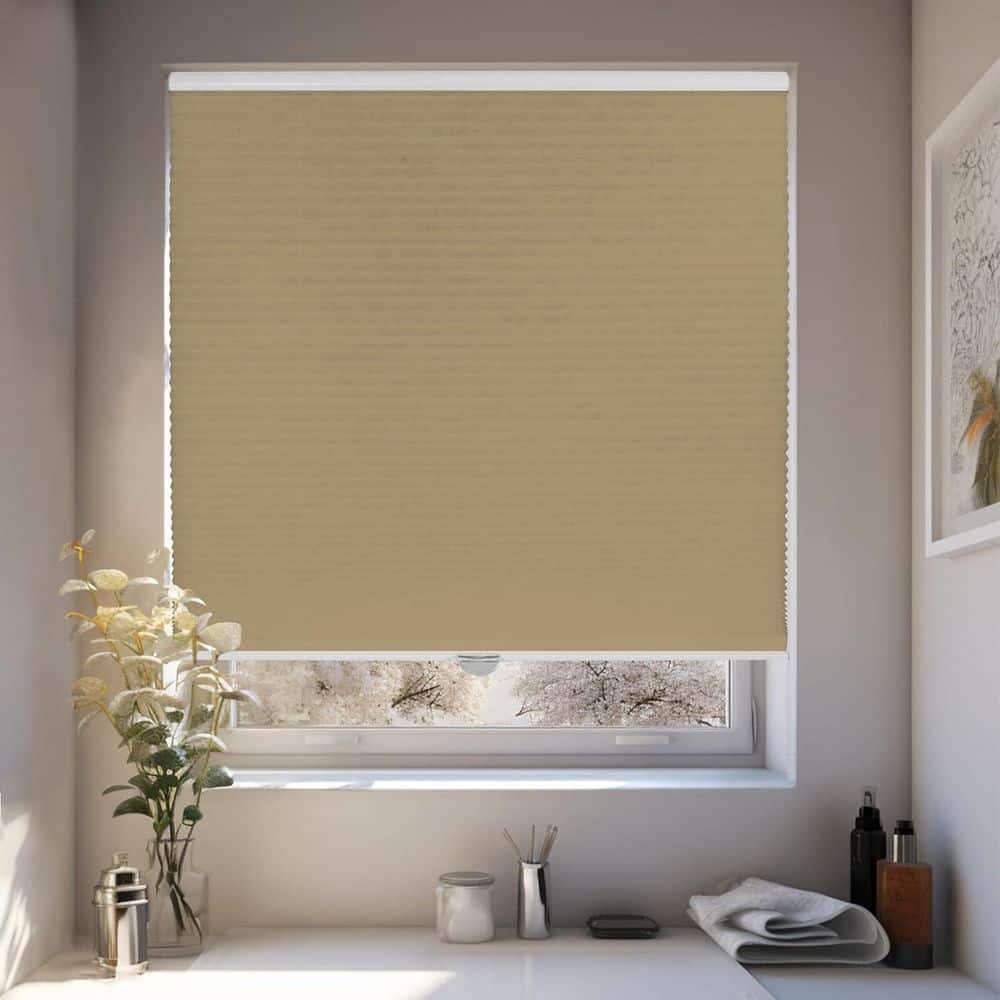 Cut-to-Width Sand Cordless Light Filtering Privacy Polyester Cellular Shades 41.5 in. W x 48 in. L price history on PriceWatchPro