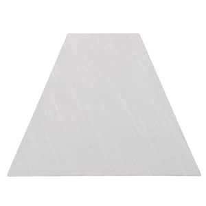 Mix and Match 11 in. L x 10 in. H White Linen Square Midsize Lamp Shade