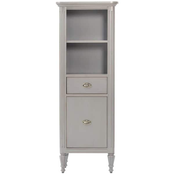 Home Decorators Collection Wellington 22 in. W Linen Cabinet in Distressed Blue