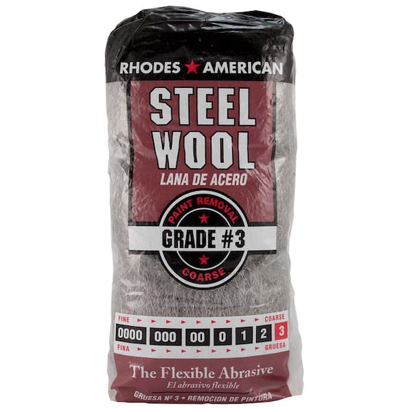 Homax Coarse Grit #3 Steel Wool (12-Pad)