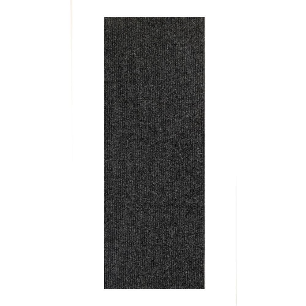 RugStylesOnline Tough Grey 26 in. W x Your Choice Length Custom Size ...