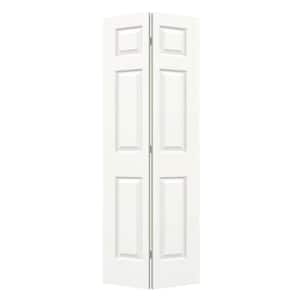 24 in. x 80 in. Colonist White Painted Smooth Molded Composite Closet Bi-Fold Door