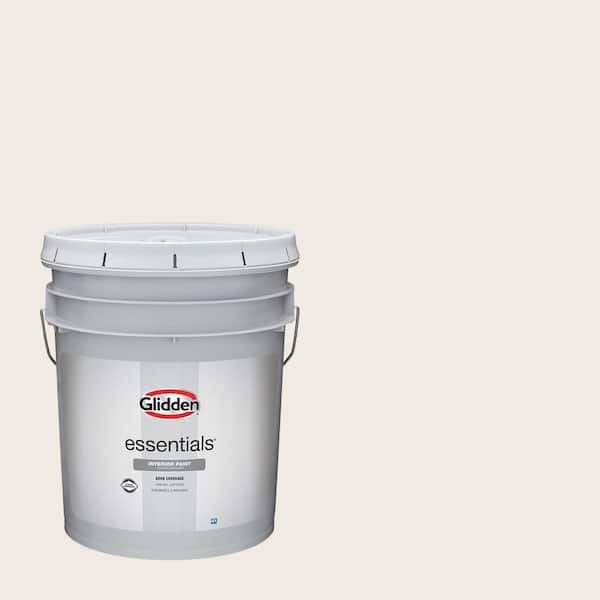 Glidden Essentials 5 gal. PPG1075-1 Linen Ruffle Semi-Gloss Interior Paint