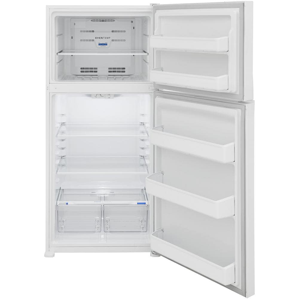 Frigidaire White 20 Cu. Ft. Smart Top Freezer Refrigerator