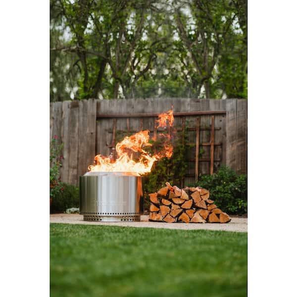 Solo Stove Basecamp 24 in. Stainless Steel Smokeless Wood Burning