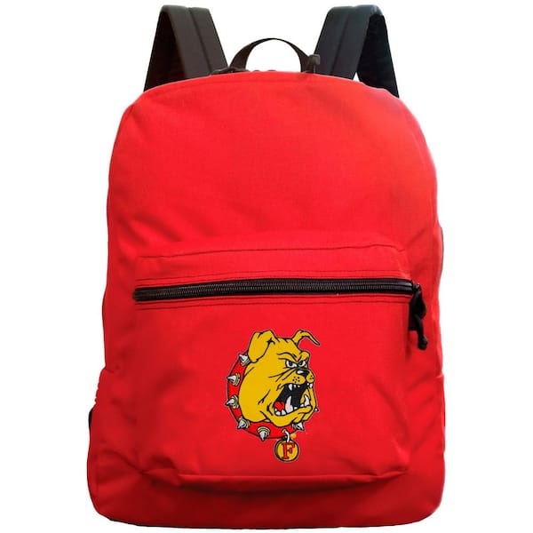 Mojo Ferris State University 16 in. Red Premium Backpack