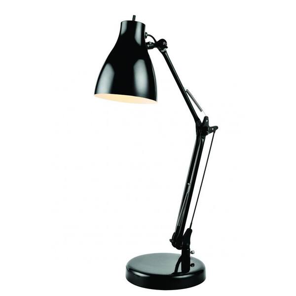 Filament Design 18 in. Black Swing Arm Desk Lamp