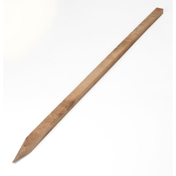 Everbilt 1 in. x 2 in. x 60 in. Oak Fence Post 14666 The Home Depot