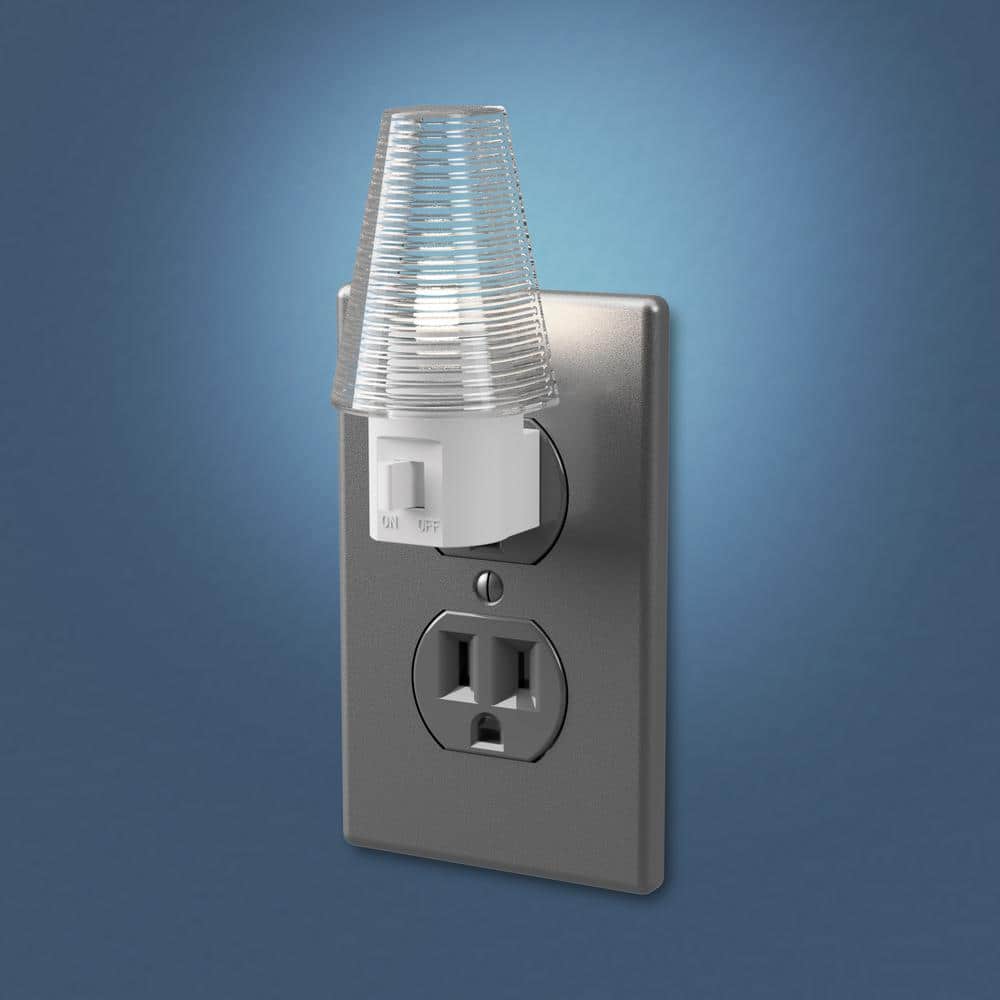 White Plastic Touch Control LED Night Light