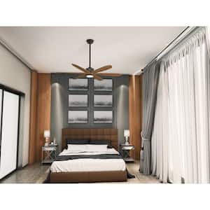 Rhinebeck 58 in. Integrated LED Indoor Noble Bronze Ceiling Fan with Light Kit and Remote