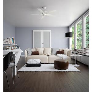 Newsome 52 in. Indoor Fresh White Ceiling Fan For Bedrooms