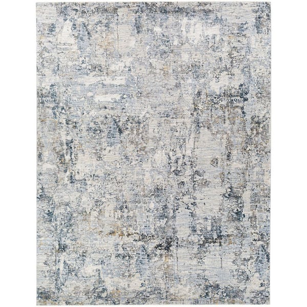 Laila Charcoal Modern Abstract 12 ft. x 15 ft. Area Rug
