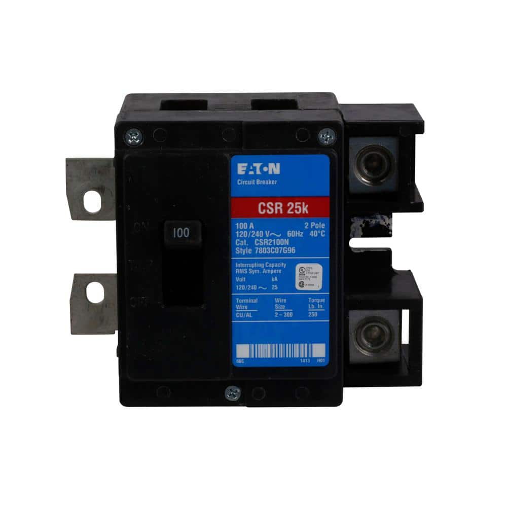Eaton CSR 100 Amp 2-Pole 25 kAIC Main Circuit Breaker