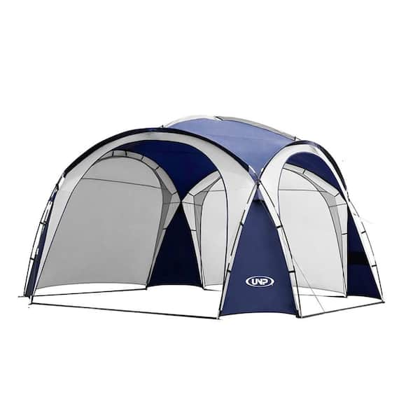 You Son テント 12 ft. x 12 ft. Blue Camping Pop Up Tent UPF50+with Ground