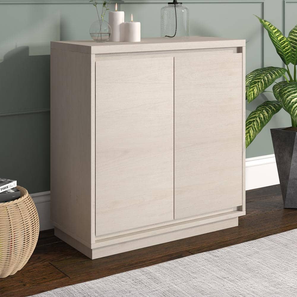 Alder White 30" Rectangular MDF Accent Cabinet