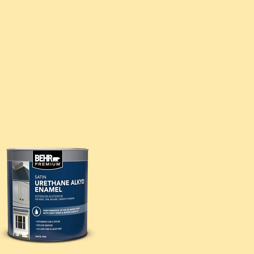 1 qt. #360A-3 Banana Split Satin Enamel Urethane Alkyd Interior/Exterior Paint price history on PriceWatchPro