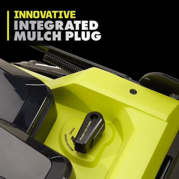 RYOBI - 80V HP Brushless Battery Cordless Electric 30 in. Multi-Blade Lawn Mower with Battery and Charger